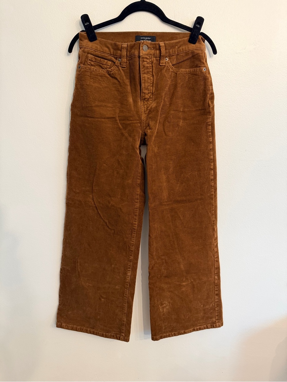 Banana Republic Wide-Leg High-Rise Corduroy Pants - 27